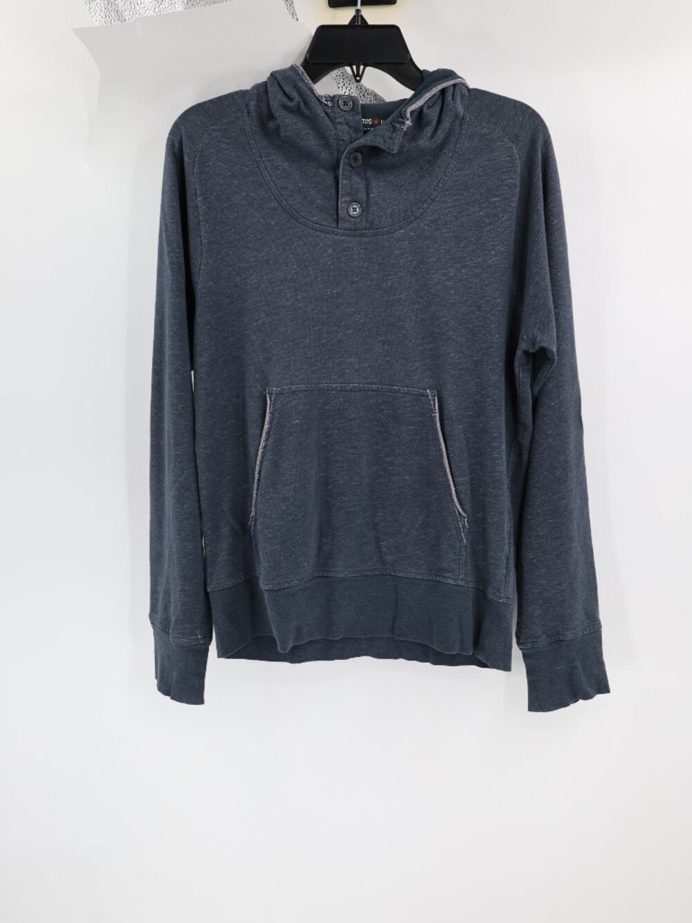 John Varvatos Hoodie Mens small kangaroo pouch Cotton blend Pullover Long Sleeve